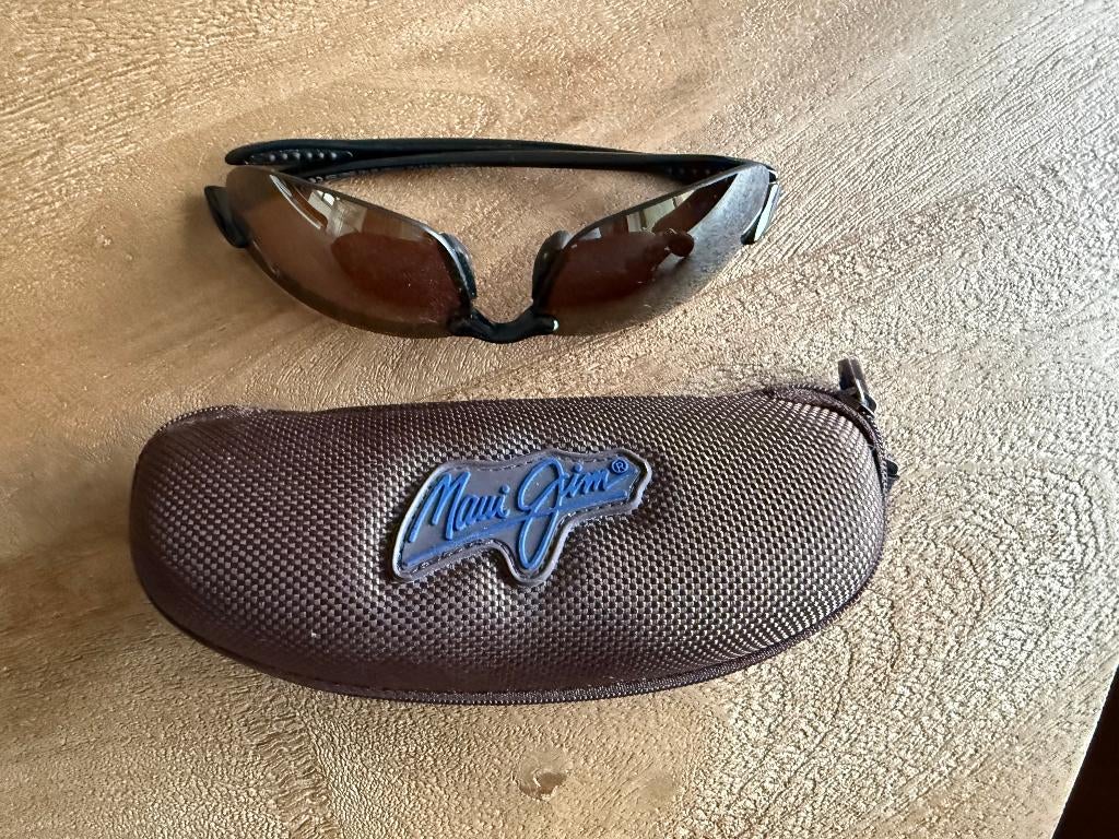 Maui Jim Ho'okipa Ultra Polarised zonnebril - bruin, Zonnebril, Bruin, Zo goed als nieuw, Ophalen