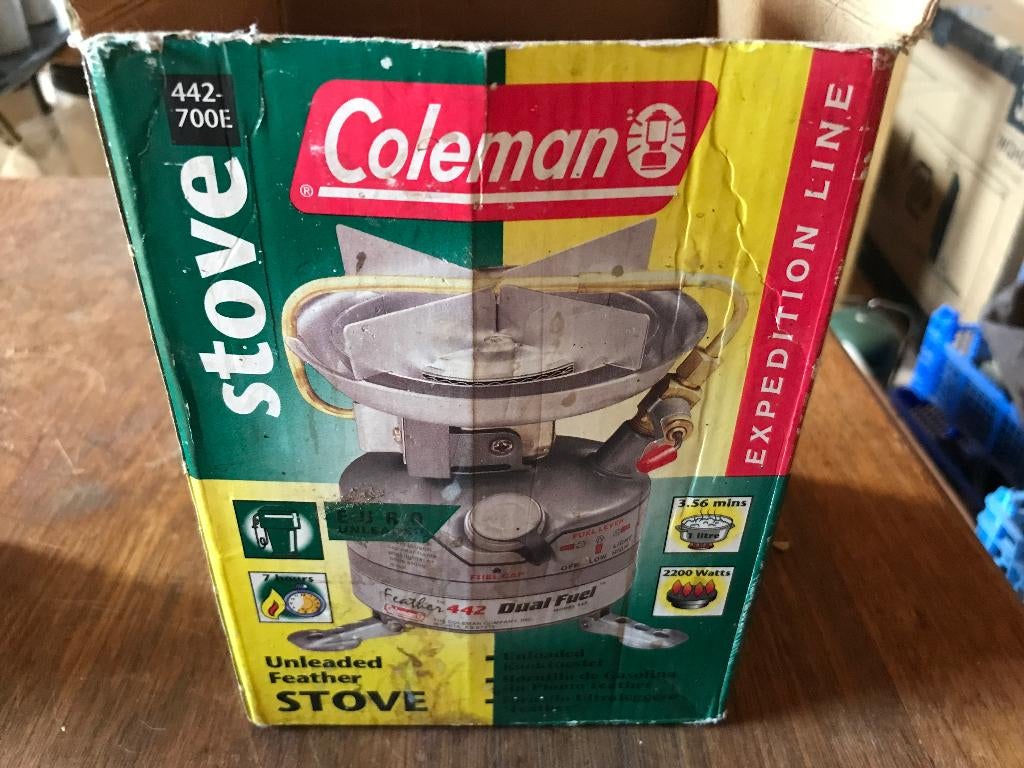 Coleman Feather 442 kooktoestel, Caravans en Kamperen, Kampeeraccessoires, Ophalen of Verzenden, Gebruikt
