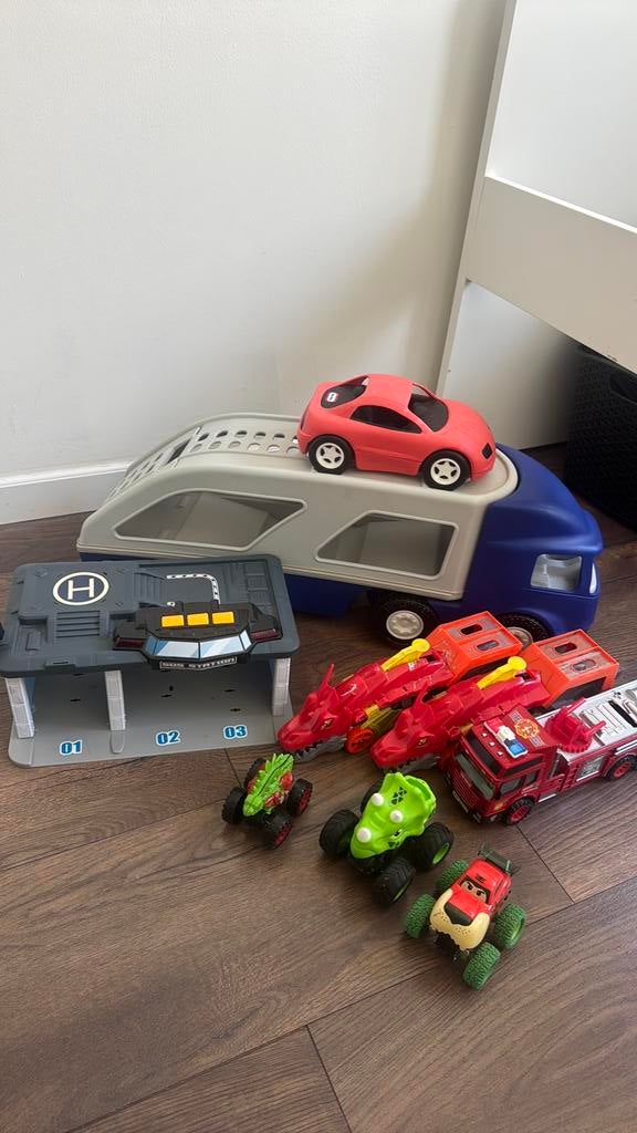 Autos speelgoed set, Kinderen en Baby's, Speelgoed | Speelgoedvoertuigen, Ophalen, Gebruikt