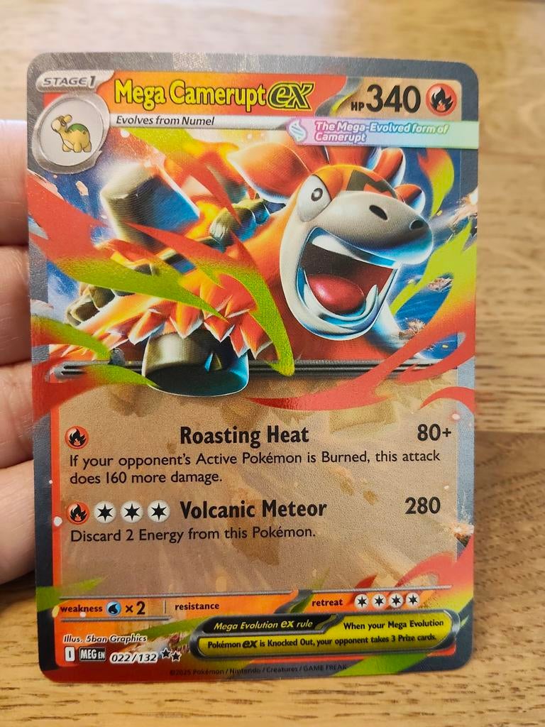 Mega camerupt ex, Ophalen of Verzenden, Zo goed als nieuw, Losse kaart