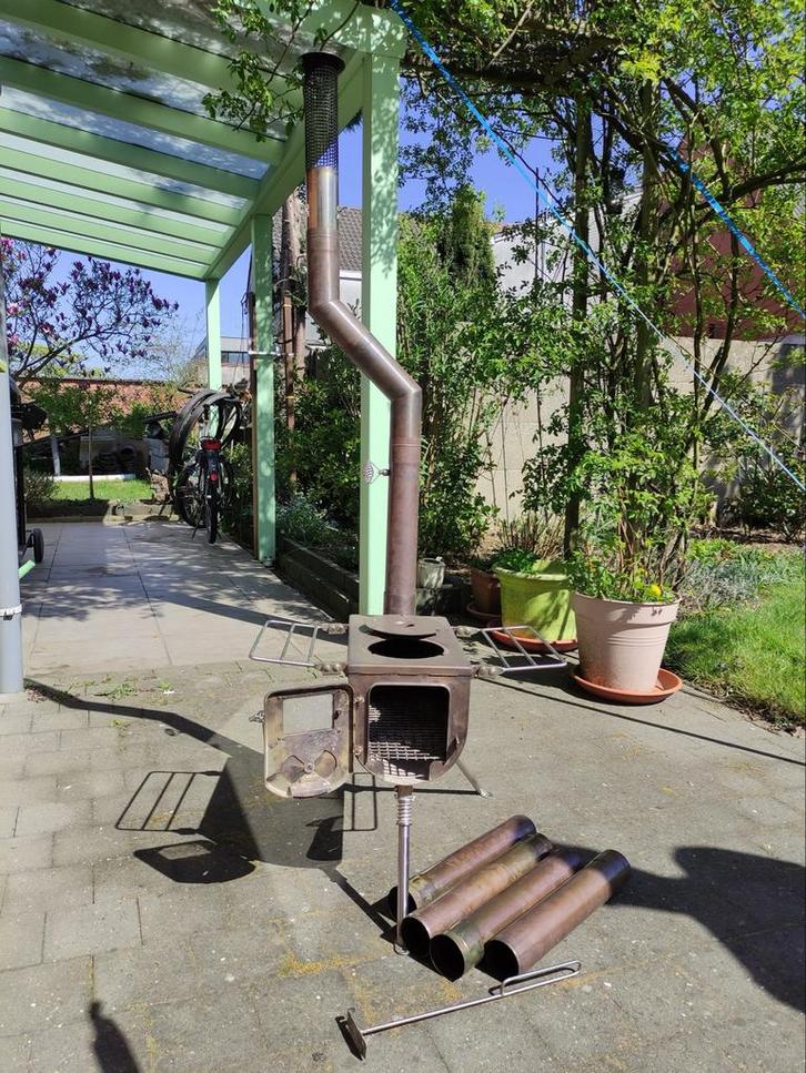 Winnerwell Woodlander Medium Houtkachel met extra's, Caravans en Kamperen, Kampeeraccessoires, Gebruikt, Ophalen of Verzenden