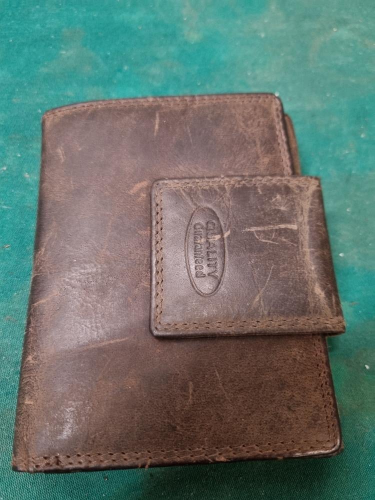 heren portemonee bruin leer, Sieraden, Tassen en Uiterlijk, Portemonnees, Ophalen of Verzenden, 'T Olde Gre-j, Info@toldegrej.nl