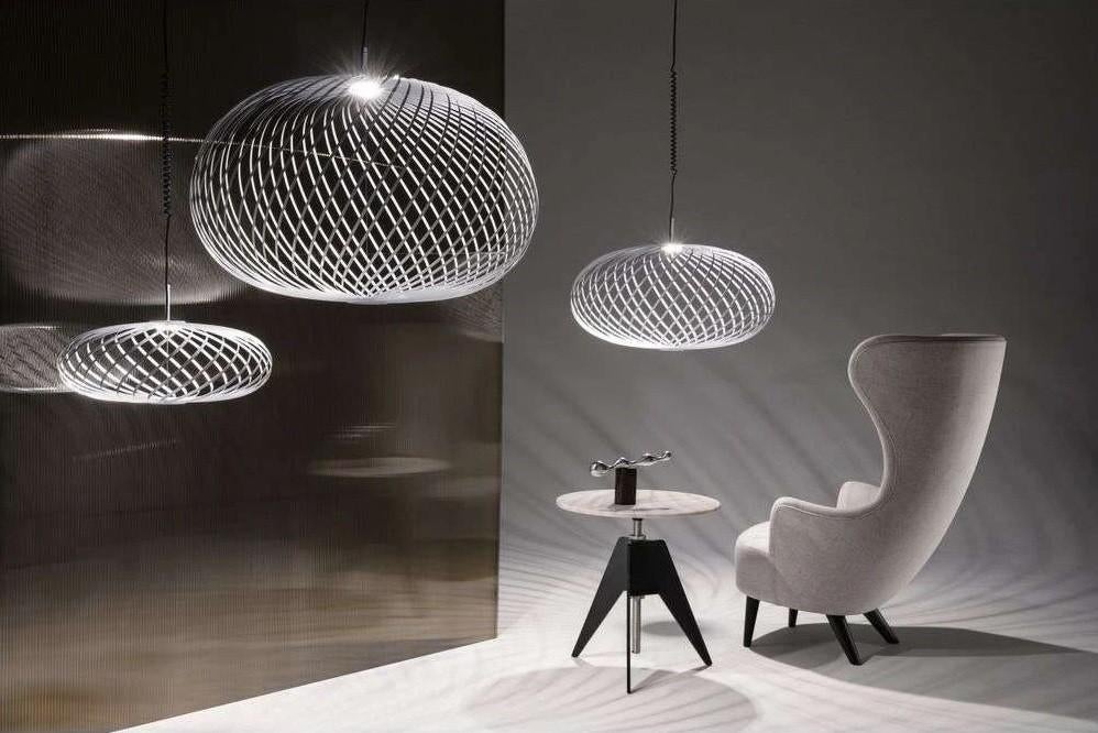 Tom Dixon – Design Spring Hanglamp Large Silver (Nieuw)-50%, Ophalen of Verzenden, Nieuw, Metaal, Minder dan 50 cm