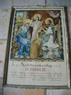 Oude Prent  - In de Aartsbroederschap van de H.Familie enz., Ophalen of Verzenden