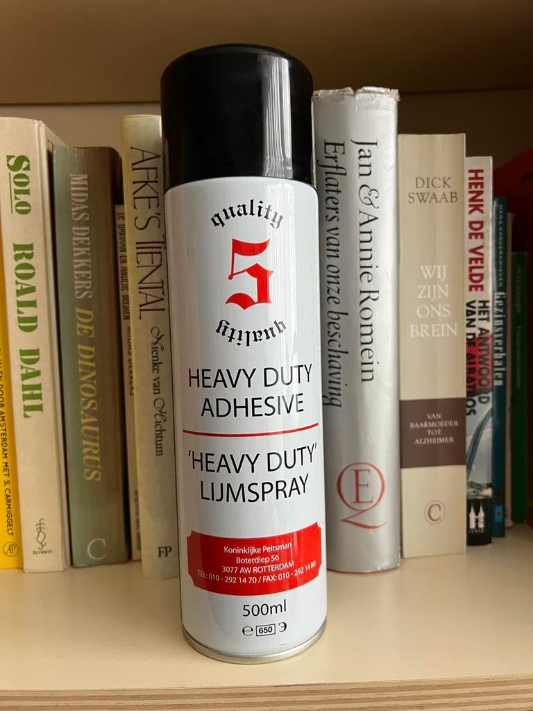 Peitsman Heavy Duty Lijmspray Nieuw en Ongebruikt, Ophalen of Verzenden, Nieuw