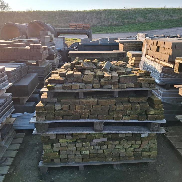 Ijselstenen geel 1000 stuks, Tuin en Terras, Tegels en Klinkers, Ophalen of Verzenden