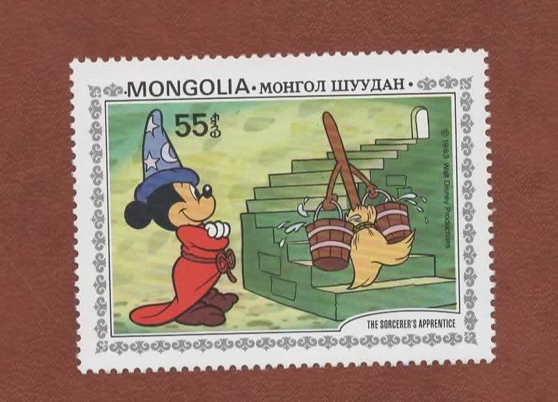 Stripfiguren - Disney - Mongolia - the Sorcerer's Appr.- pfr, Verzenden, Postfris, Overige thema's