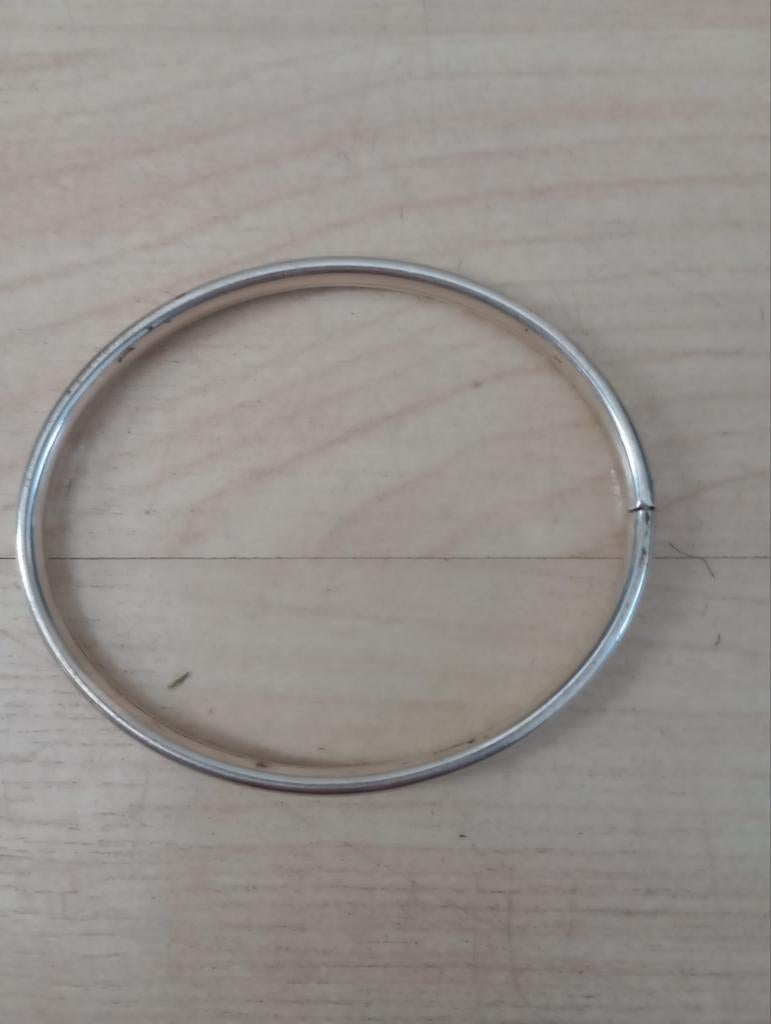 Zilveren bangle, Sieraden, Tassen en Uiterlijk, Armbanden, Ophalen of Verzenden
