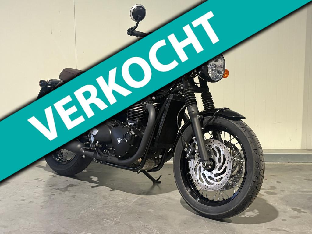 Triumph Bonneville T120 Black | 6.126 km | Perfect onderhoud, Triumph Motorcycles Benelux, Chopper, Bedrijf, Meer dan 35 kW