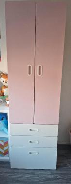 Wit roze kledingkast smastad, Huis en Inrichting, Kasten | Kledingkasten, 50 tot 100 cm, Zo goed als nieuw, 150 tot 200 cm, 50 tot 75 cm