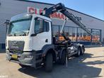 MAN TGS 32.470 8x4 Euro 6 Hiab 22 Tonmeter laadkraan Just 68, Auto's, Vrachtwagens, Automaat, Achterwielaandrijving, Euro 6, MAN
