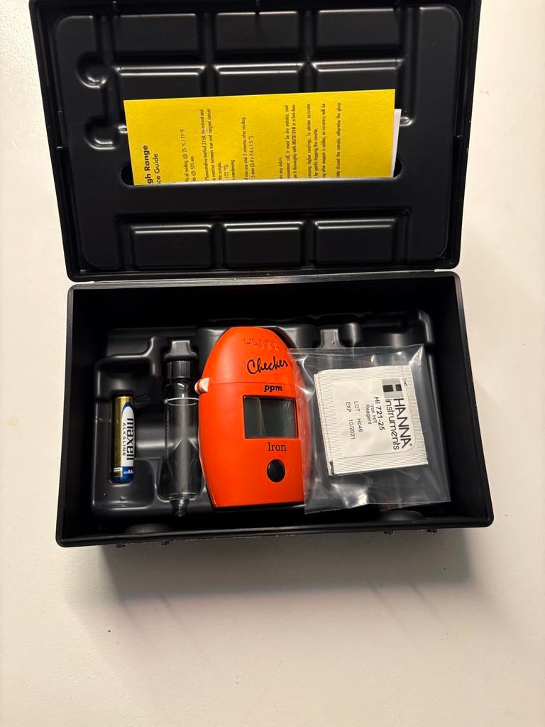 Hanna Checker ijzer meter, Dieren en Toebehoren, Ophalen of Verzenden, Gebruikt