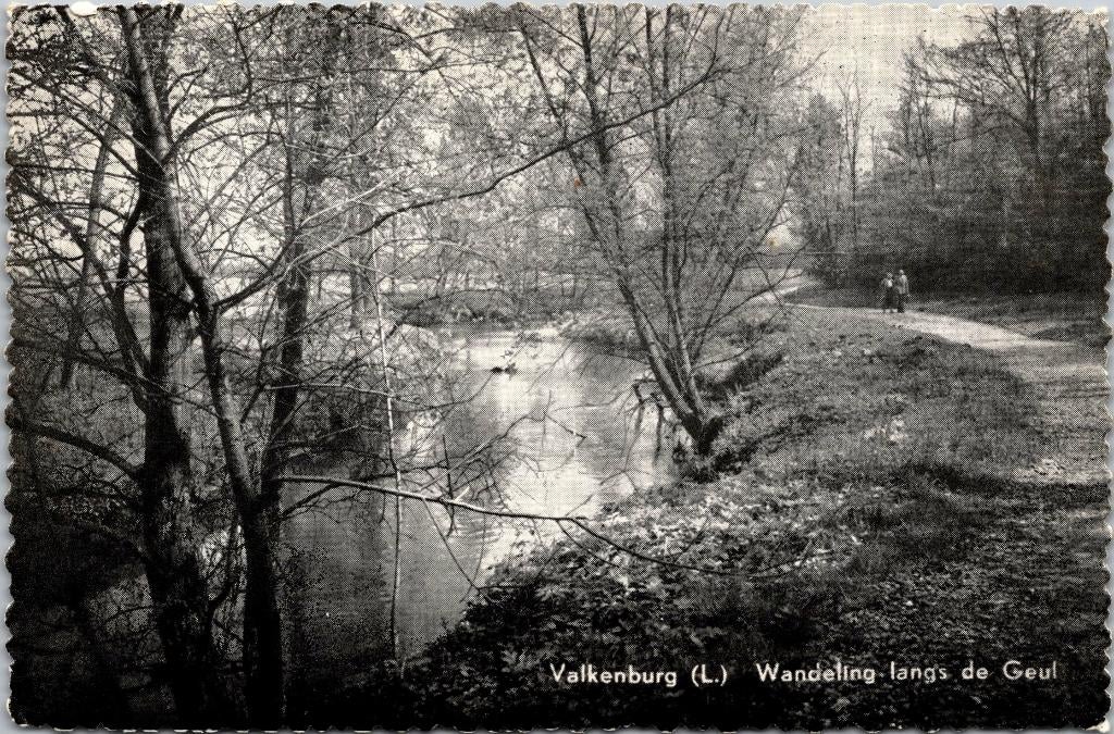 Valkenburg - Wandeling langs de Geul, Verzenden, 1940 tot 1960, Ongelopen, Limburg