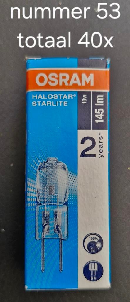 Nr. 53 Osram halostar, Ophalen of Verzenden, Nieuw, Minder dan 30 watt, Led-lamp
