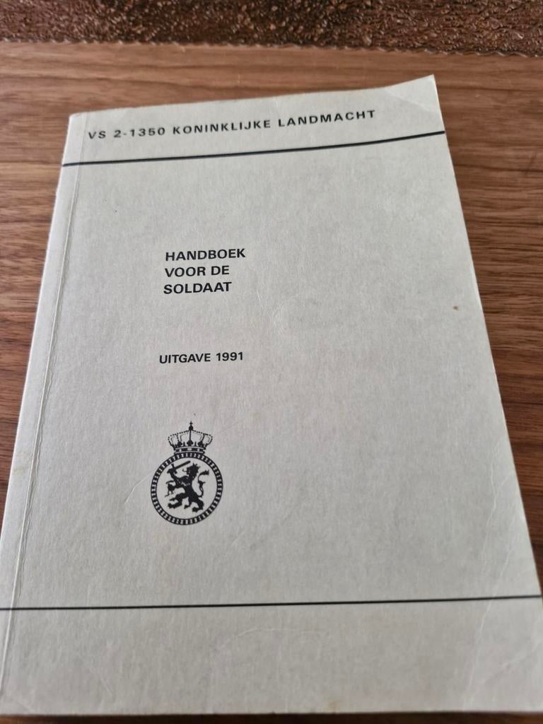 Handboek voor de Soldaat Koninklijke Landmacht 1991, Ophalen of Verzenden