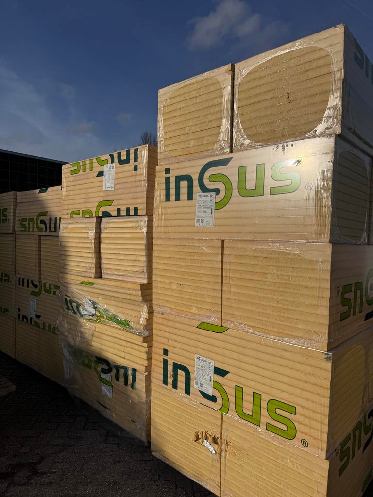 Partij PIR platen 40mm, Doe-het-zelf en Verbouw, Isolatie en Afdichting, Ophalen, Dakisolatie, 4 tot 8 cm, Nieuw