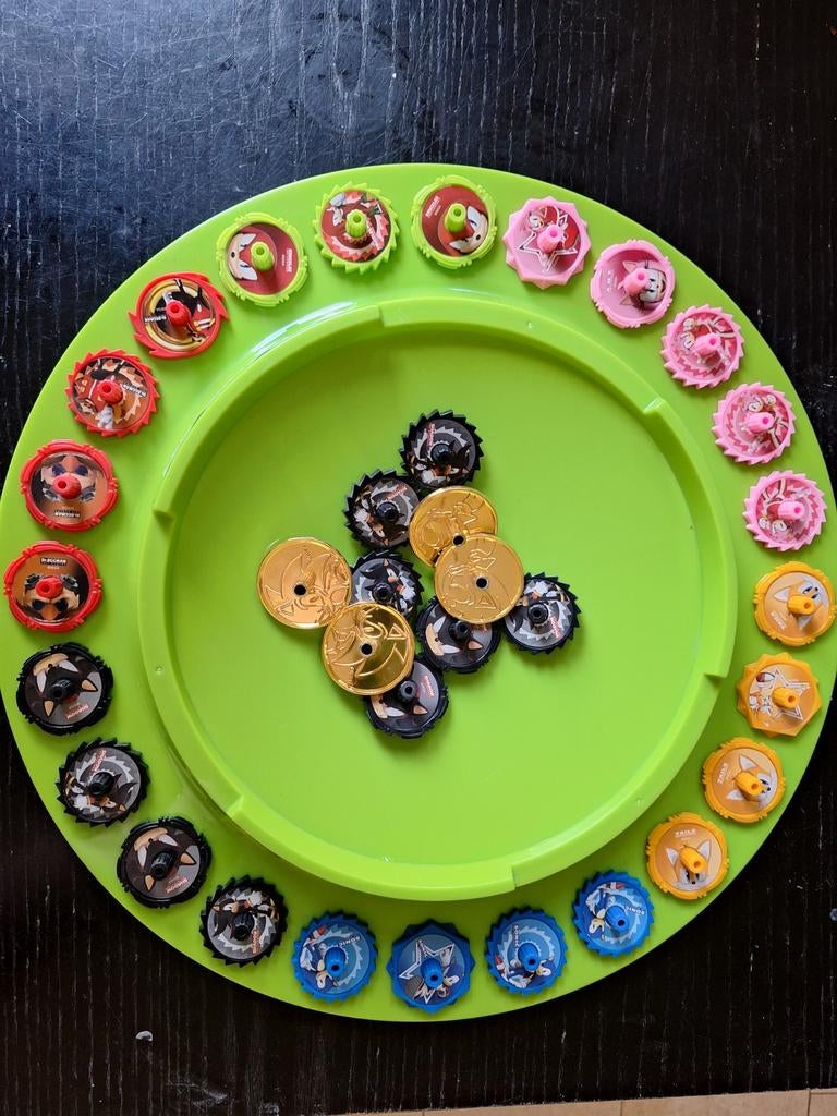 Super Spinners Set met Battle Arena van Plus, Ophalen of Verzenden, Gebruikt, Jongen of Meisje