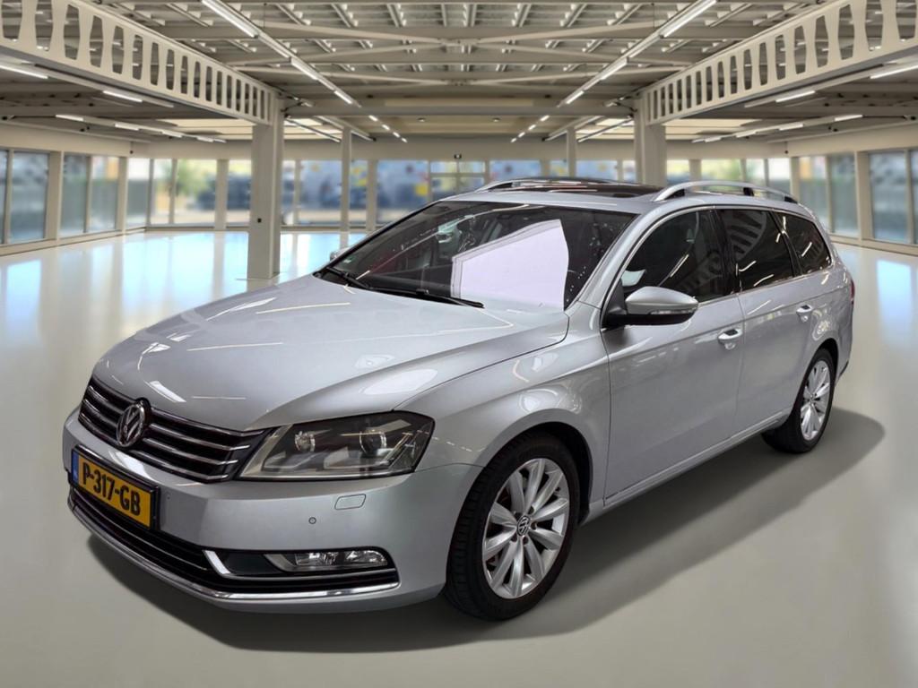 Volkswagen Passat Variant 2.0 TSI Highline pano dak/leer/sto, Euro 5, Gebruikt, Zwart, 4 cilinders