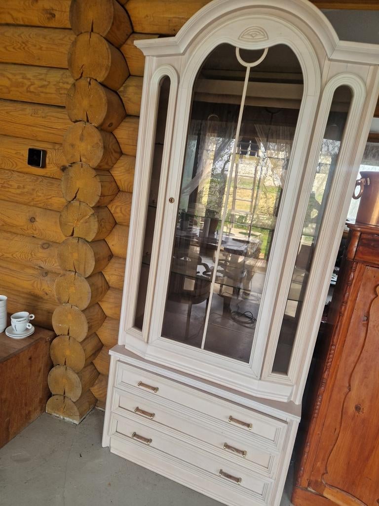 Vintage kast., Huis en Inrichting, Kasten | Vitrinekasten, Gebruikt, Minder dan 100 cm, 25 tot 50 cm, 50 tot 100 cm