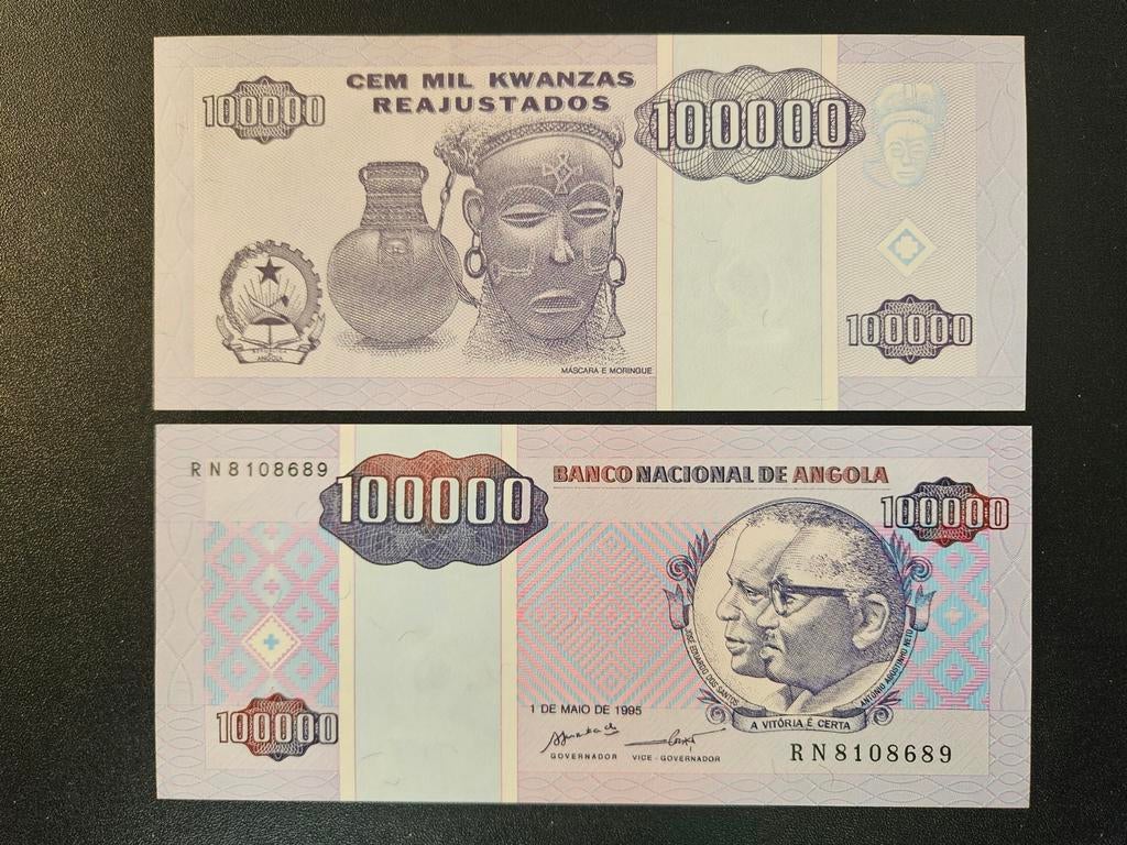 Angola pick 139 1995 UNC, Ophalen of Verzenden, Overige landen, Los biljet