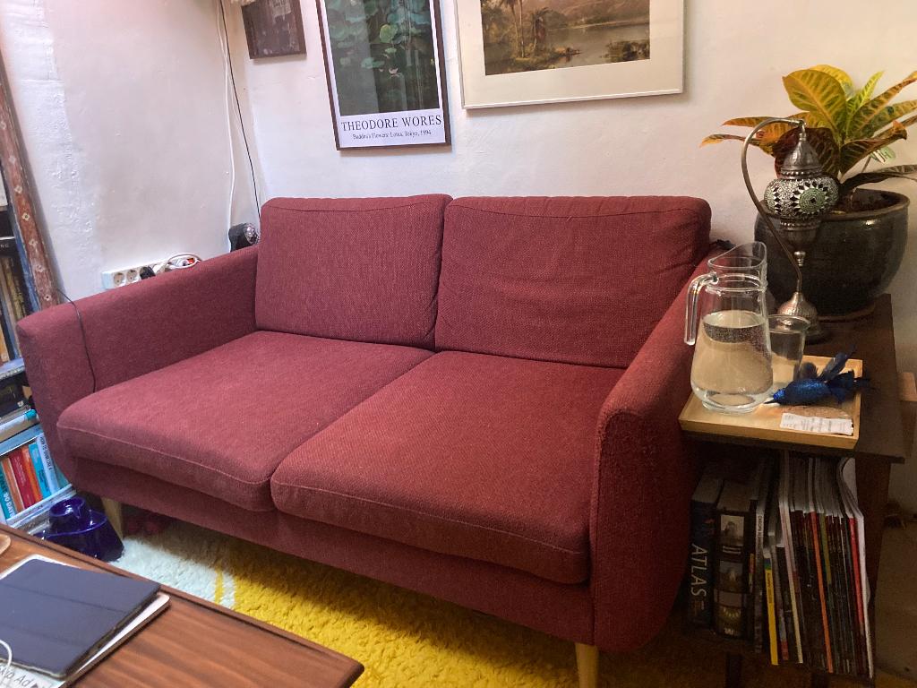 2 zits bank smedstorp, Huis en Inrichting, Banken | Bankstellen, Ophalen, Gebruikt, 150 tot 200 cm, Tweepersoons