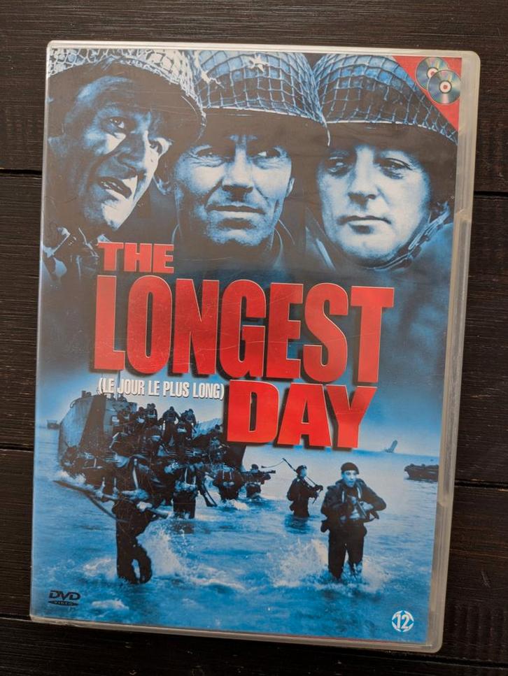 The Longest Day - originele zwart/wit versie, Cd's en Dvd's, Dvd's | Thrillers en Misdaad, Gebruikt, Overige genres, Vanaf 12 jaar