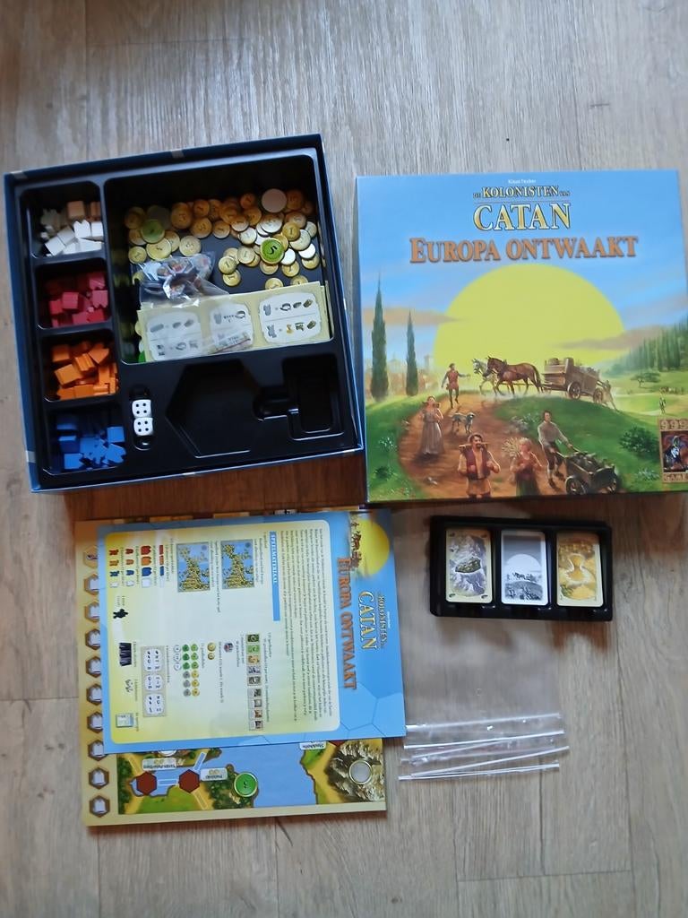 Catan Europa Ontwaakt bordspel kolonisten van Catan, Drie of vier spelers, Ophalen of Verzenden, Zo goed als nieuw, 999 Games