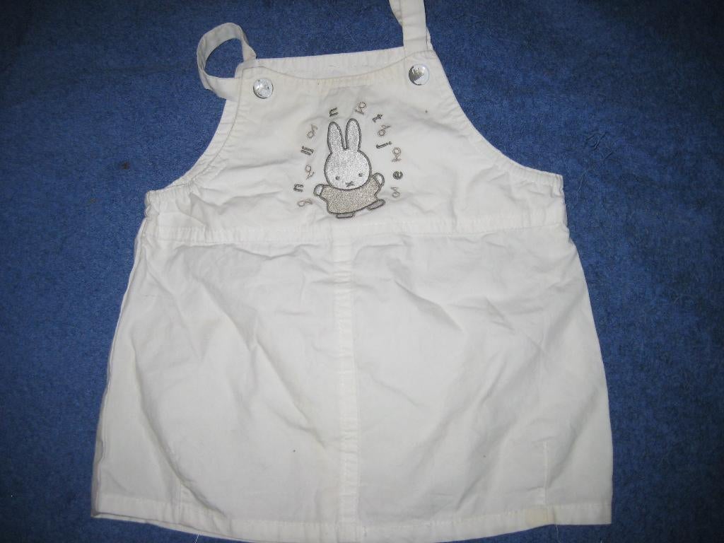 Ecru jurkje, 50/56, Nijntje, Kinderen en Baby's, Babykleding | Maat 50, Ophalen of Verzenden, Zo goed als nieuw, Meisje, Jurkje of Rokje