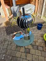 TURBOWENT Draaikap + rozet 150mm insteekpijp, Doe-het-zelf en Verbouw, Ventilatie en Afzuiging, Ophalen, Zo goed als nieuw, Ventilator en Afzuiger
