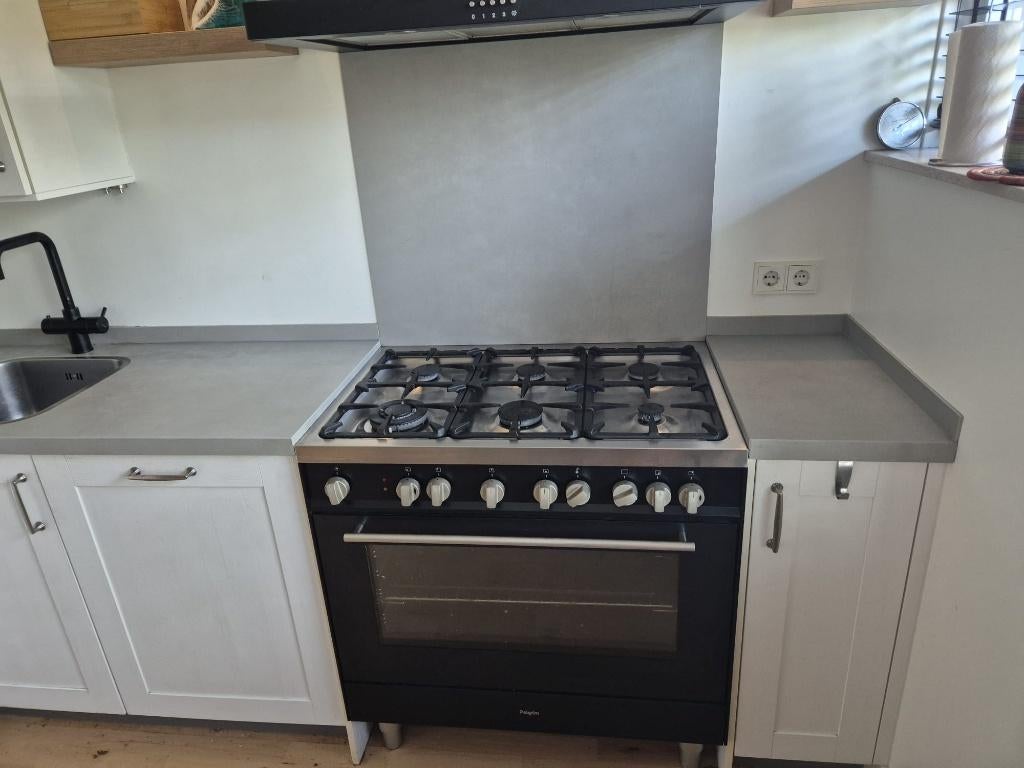 Volledige moderne (hoek)keuken, Ophalen, Gebruikt, Wit, Hoekkeuken