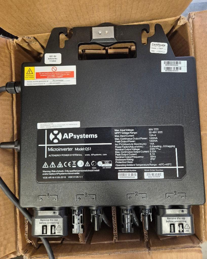 APsystems QS1 1400VA Micro Omvormer Zonnepanelen Inverter, Ophalen of Verzenden, Nieuw