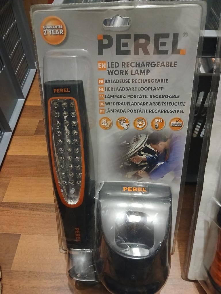 Perel Oplaadbare Looplamp - Nieuw in Verpakking, Ophalen of Verzenden, Nieuw, Minder dan 50 watt, Lamp