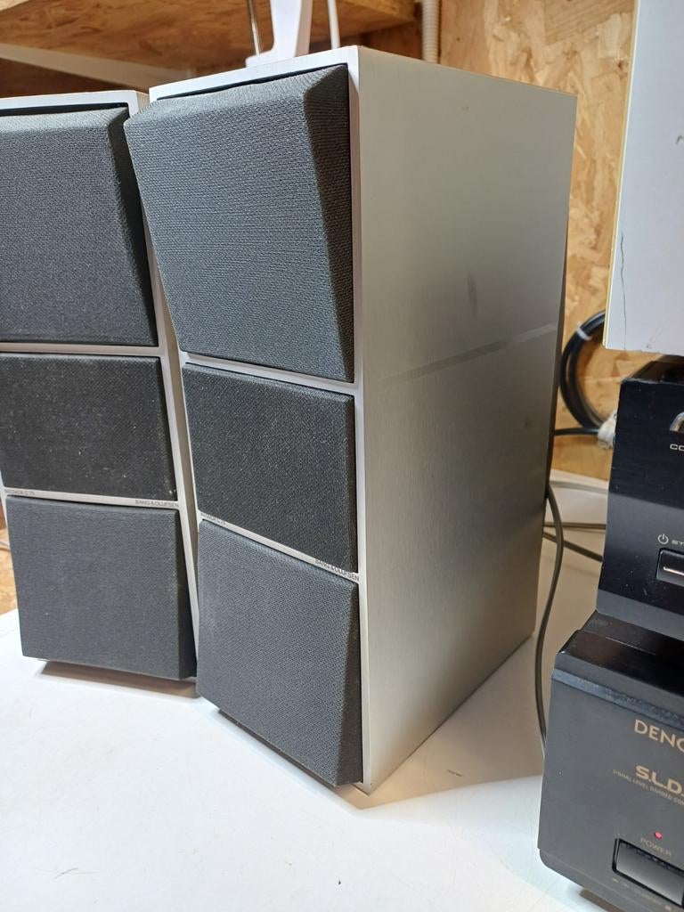 Bang & Olufsen Beovox C75 T6323 speakers - Aluminium, Overige merken, Gebruikt, Ophalen of Verzenden, 60 tot 120 watt