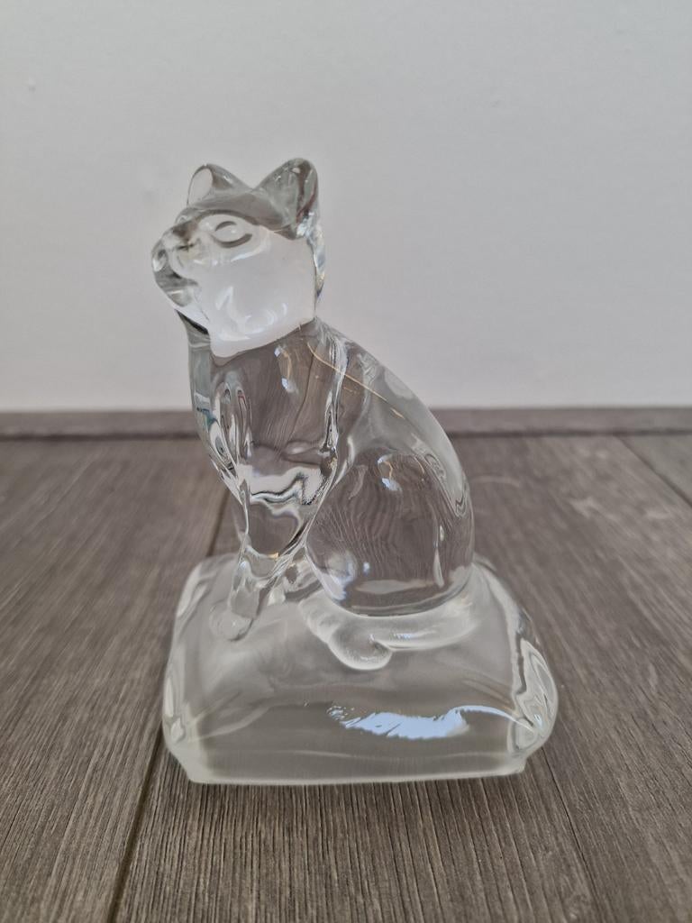 Glazen Kat Decoratie - Elegant en Tijdloos, Ophalen of Verzenden