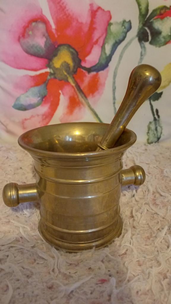 Vijzel, Antiek en Kunst, Antiek | Koper en Brons, Ophalen of Verzenden, Brons