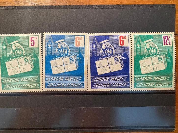 ENGELAND zeldzame stadspost en vignetten kavel postfris, Postzegels en Munten, Postzegels | Volle albums en Verzamelingen, Buitenland