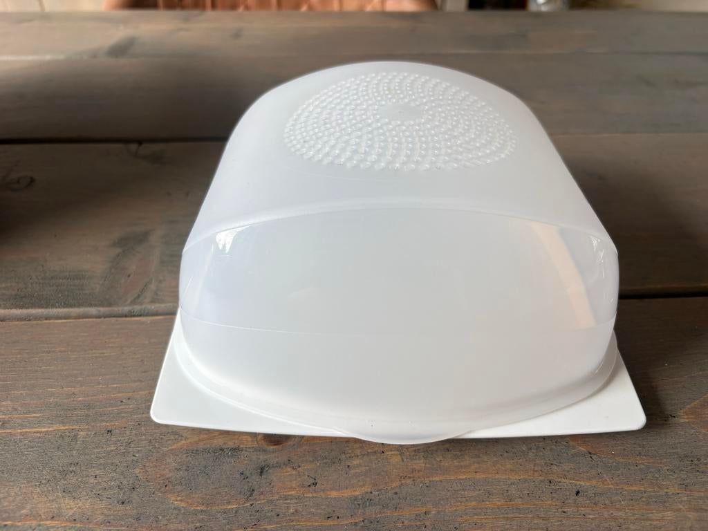 Tupperware kaasbak, Ophalen of Verzenden, Gebruikt, Wit, Overige typen