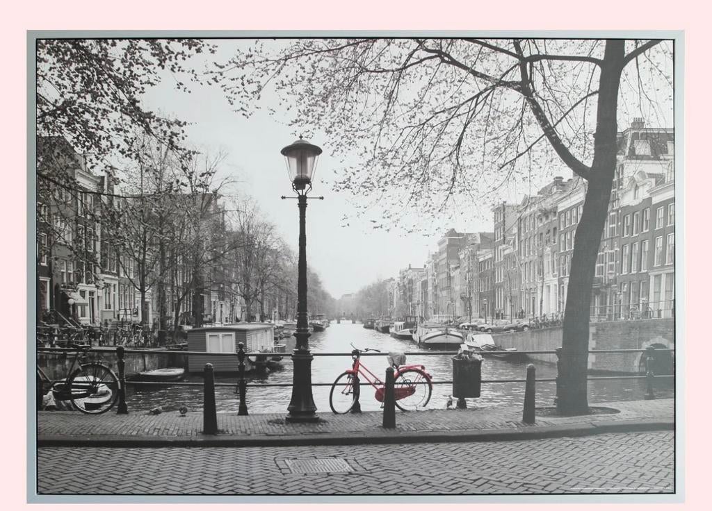 IKEA Amsterdam Schilderij 100x140 cm - Grachtenpand, Ophalen