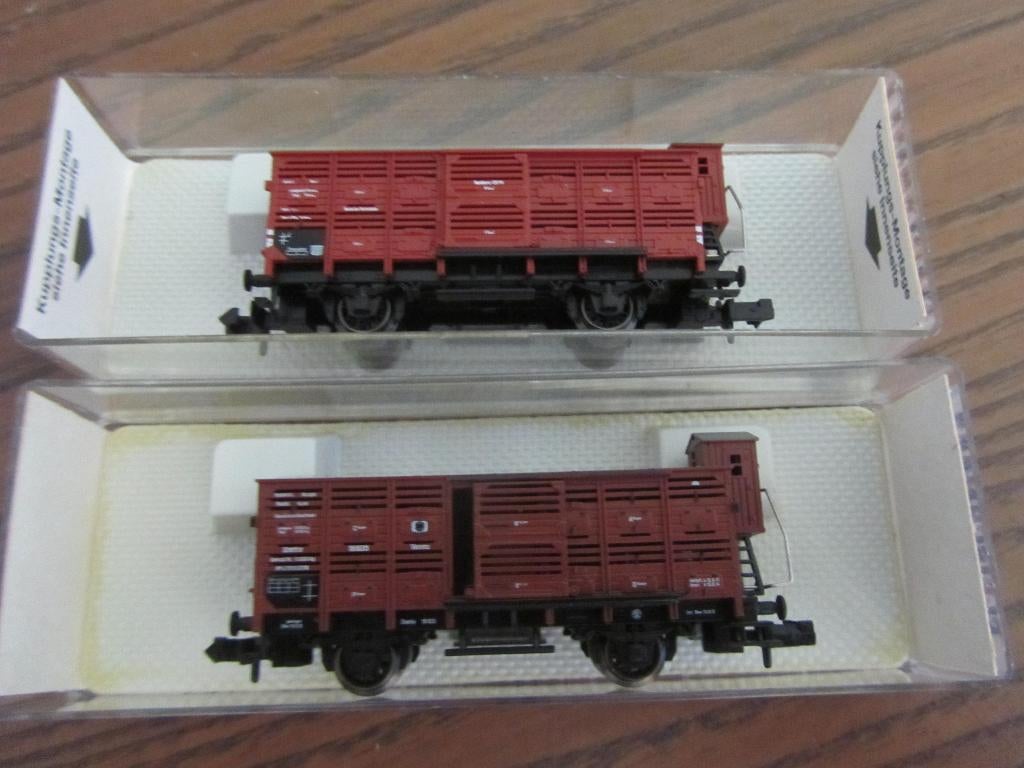 fleischman N spoor veewagens, Hobby en Vrije tijd, Modeltreinen | N-Spoor, Ophalen of Verzenden, Gelijkstroom of Wisselstroom
