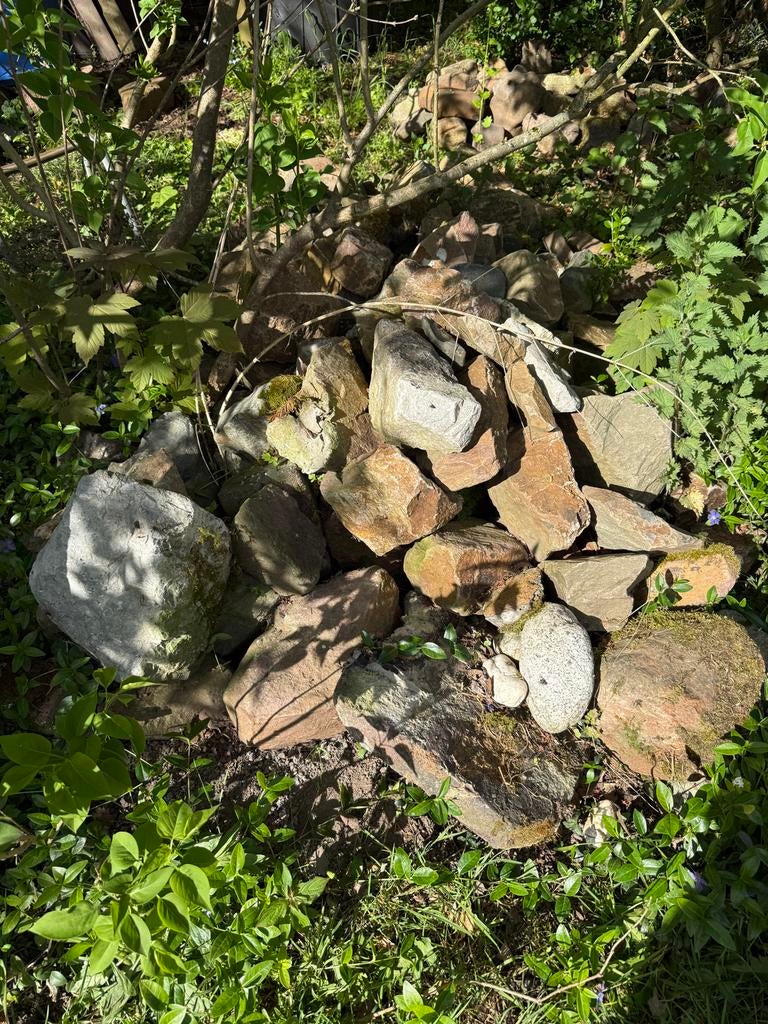 Diverse Zwerfkeien voor Tuin of Decoratie, Ophalen, Overige materialen, Gebruikt, Kei