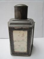 Antieke Chinese tinnen theebus 19e Eeuw, Antiek en Kunst, Ophalen of Verzenden