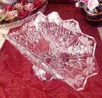 rocante kristallen schaal / fruitschaal  bloemen boeket, Ophalen of Verzenden