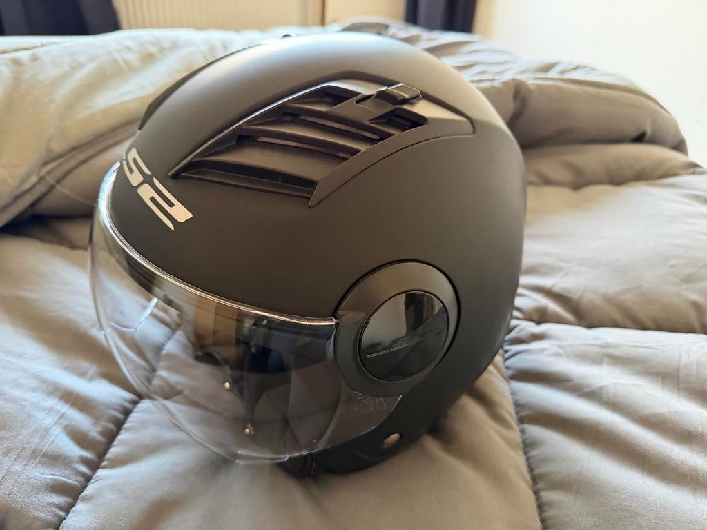 LS2 Airflow Jethelm - Mat Zwart, XS, Dames, Jethelm, Tweedehands