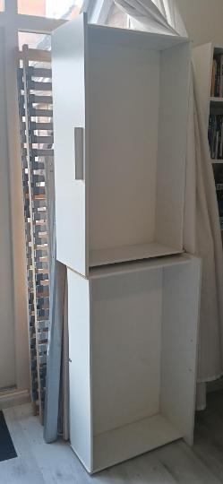 IKEA Brimnes bed compleet 140x200 (wit, als nieuw), Ophalen, Wit, Tweepersoons, 140 cm