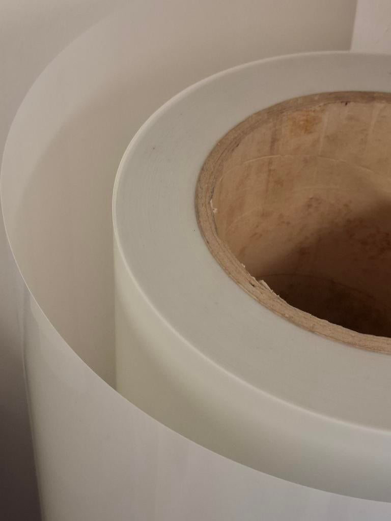 PTFE Folie (Teflon) - 140cm br., 200 Micron, 90m2 + Restant, Ophalen