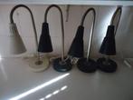 4x IKEA KVART bureaulamp tafellamp zwart en wit, Gebruikt, Ophalen of Verzenden, IKEA, Overige materialen