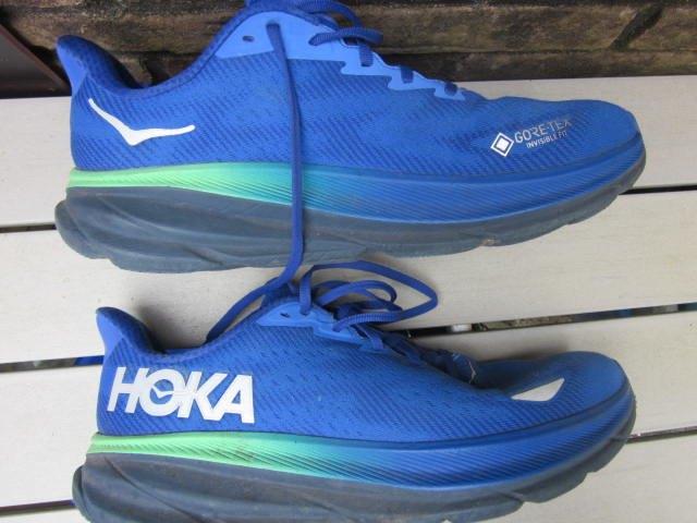 Hoka Clifton schoenen Eur471/3 , UK 12 kobaltblauw, Blauw, Sportschoenen, Ophalen of Verzenden, Zo goed als nieuw