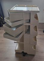 Verrijdbare kapperstrolley op wieltjes/werkwagen te koop!, Ophalen of Verzenden