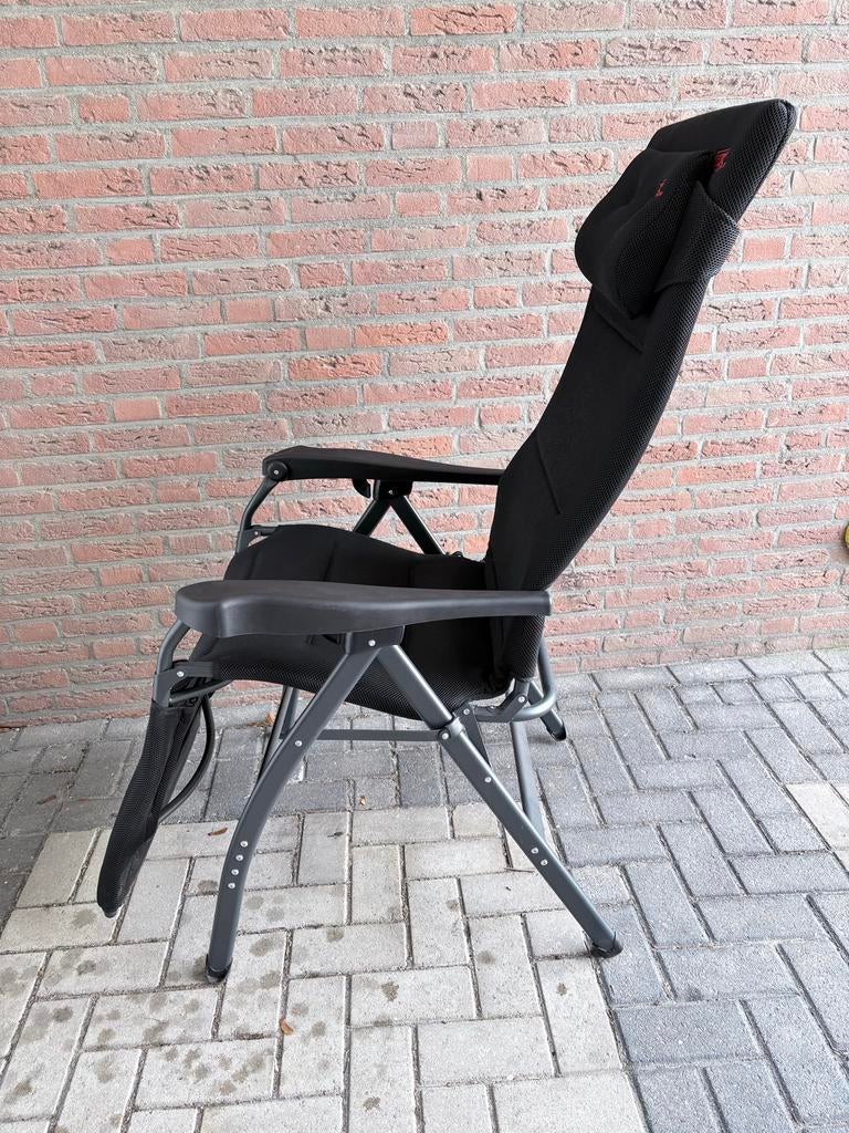 Crespo air deluxe relaxstoel XL met draagtas, Caravans en Kamperen, Kampeermeubelen, Ophalen of Verzenden, Gebruikt, Campingstoel