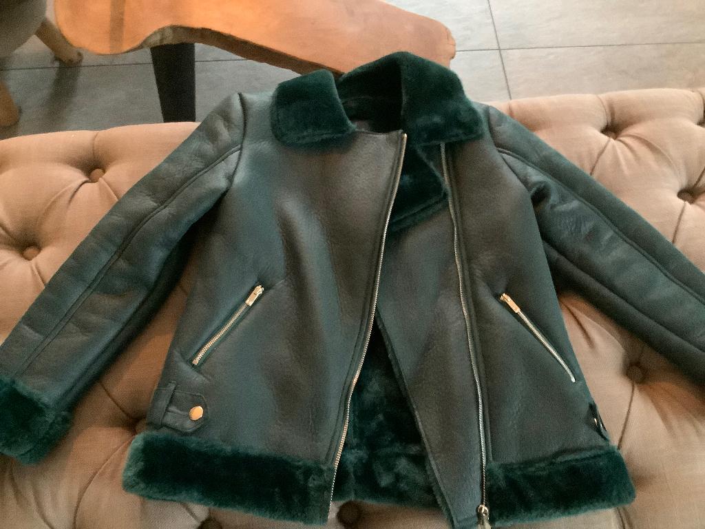 Motorcycle jacket River island 12 jaar, Jongen of Meisje, River Island, Ophalen of Verzenden, Zo goed als nieuw